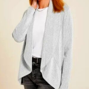 Maurices Herringbone Shawl Collar Cardigan M NWT